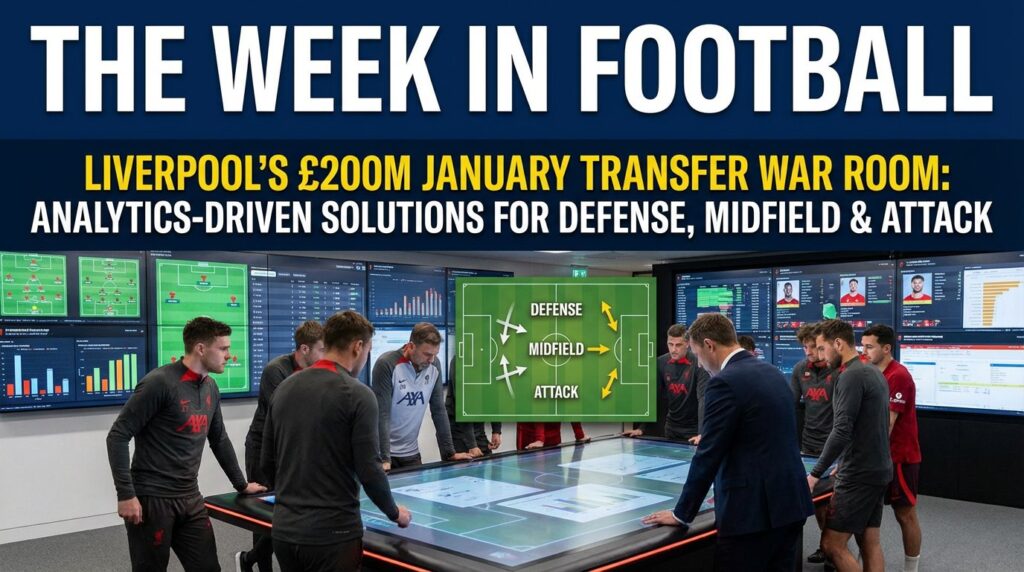 Liverpool’s £200M January Transfer War Room: Analytics-Driven Solutions for Defense, Midfield & Attack